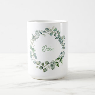 Personalisierte Eukalyptuskranke-Tasse Kaffeetasse