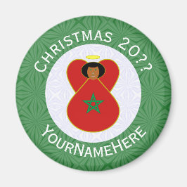 Personalisierte Fahne des marokkanischen Heiligen  Magnet