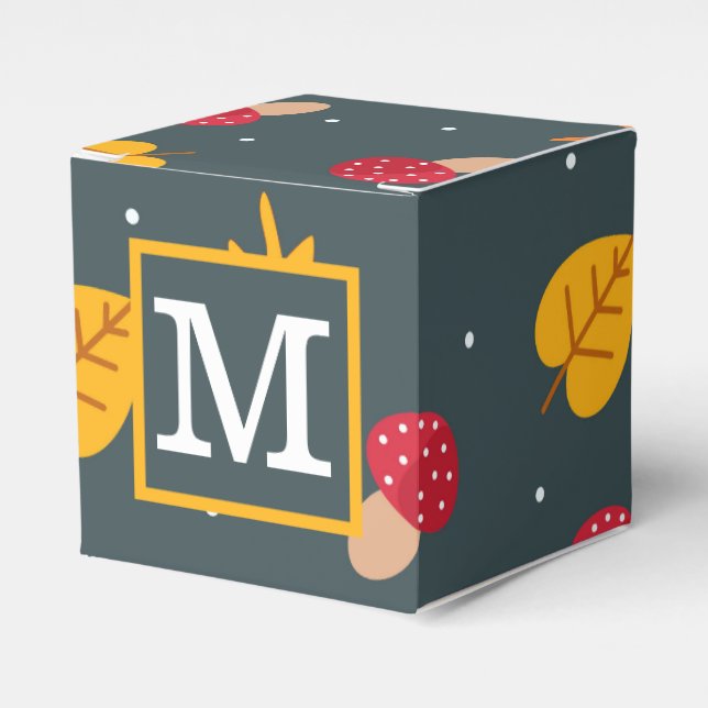 Personalisierte Fall-Gefallen-Box Geschenkschachtel (Vorderseite)