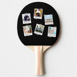Personalisierte Familie 6 Foto Tischtennis Schläger