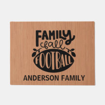 Personalisierte Familie, Fall, Fußball-Tür-Matte