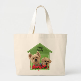 Personalisierte Familie Jumbo Stoffbeutel