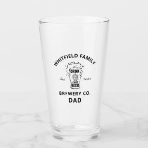 Personalisierte Familie Wiedersehen Vathers Tag Cu Glas
