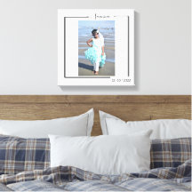 Personalisierte Familien-Foto- und Text-Typografie