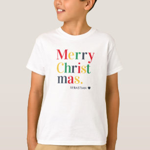 Personalisierte Familien-Weihnachts-Kinder-Passend T-Shirt