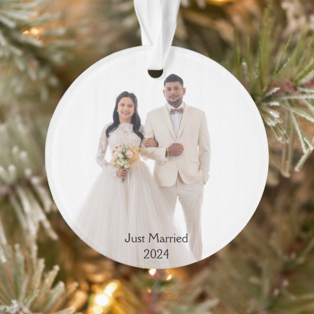 personalisierte Familienbildschmuck, Weihnachtsgot Ornament (Baum)