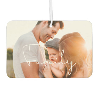 Personalisierte Familienfotografie Air Freshener Autolufterfrischer