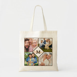 Personalisierte Familienfotos  Tragetasche