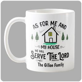 PERSONALISIERTE FAMILIENNAME-TASSE KAFFEETASSE