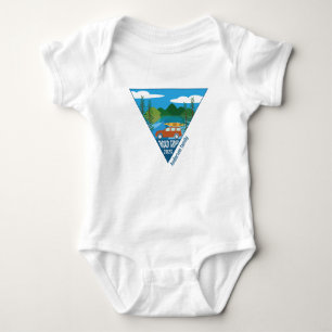 Personalisierte Familienreise in den Berg Baby Strampler