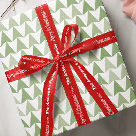 Personalisierte Farbe Kleine Weihnachten Satinband