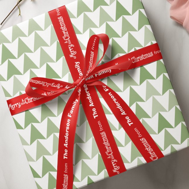 Personalisierte Farbe Kleine Weihnachten Satinband (Von Creator hochgeladen)