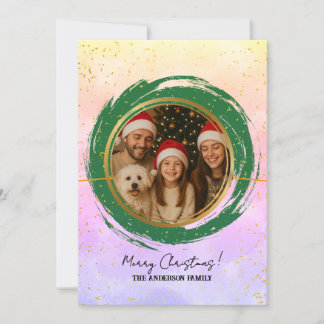 Personalisierte farbenfrohe Weihnachten