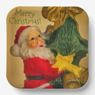 Personalisierte farbenfrohe Weihnachtswünsche von Pappteller