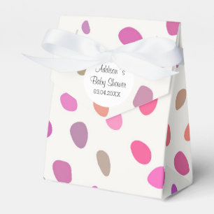 Personalisierte farbige Punkte Geschenkschachtel