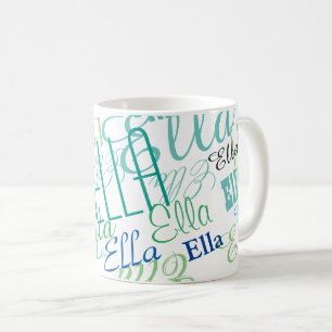 Personalisierte Farbnamen Kaffeemarke Tasse