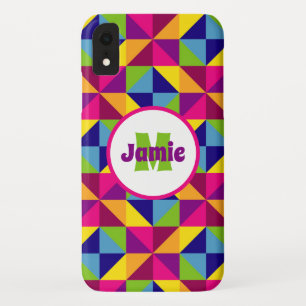 Personalisierte Farbquiltierende Blickdreiecke Case-Mate iPhone Hülle