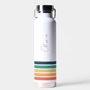 Personalisierte Farbstreifen  Trinkflasche