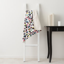 Personalisierte Farbtöne Sherpadecke