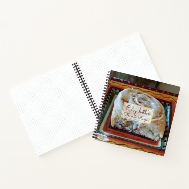 Personalisierte "Favoritenrezepte" (Ihr Foto) Notizbuch (Innenseite)