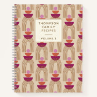 Personalisierte Favoritenrezepte Retro Earthy
