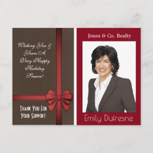 Personalisierte Feiertage Postkarte