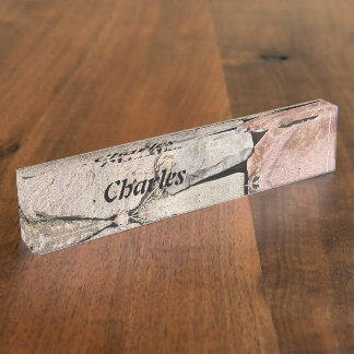 Personalisierte Felsen-Wand Namensplakette
