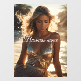 Personalisierte Fensterklammer Fensteraufkleber