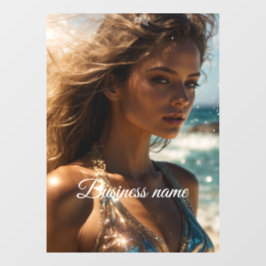 Personalisierte Fensterklammer Fensteraufkleber