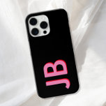 Personalisierte fett-Anfangsmonogramm Case-Mate iPhone Hülle<br><div class="desc">Personalisierter,  formatierter iPhone-Case</div>
