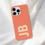 Personalisierte fett-Anfangsmonogramm Case-Mate iPhone Hülle<br><div class="desc">Personalisierter,  formatierter iPhone-Case</div>