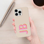 Personalisierte fett-Anfangsmonogramm Case-Mate iPhone Hülle<br><div class="desc">Personalisierter,  formatierter iPhone-Case</div>