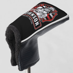 Personalisierte Feuerwehrmann-Feuerwehr-Abteilung Golf Headcover