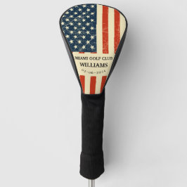 Personalisierte Feuerwehrmongram Go Golf Headcover