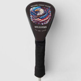 Personalisierte Feuerwehrmongram Go Golf Headcover