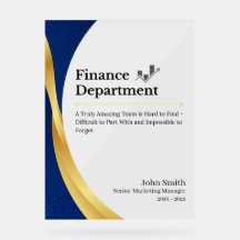 Personalisierte Finanzabteilung