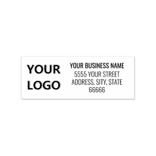 Personalisierte Firmenlogo-Adresse Rubber-Briefmar Gummistempel