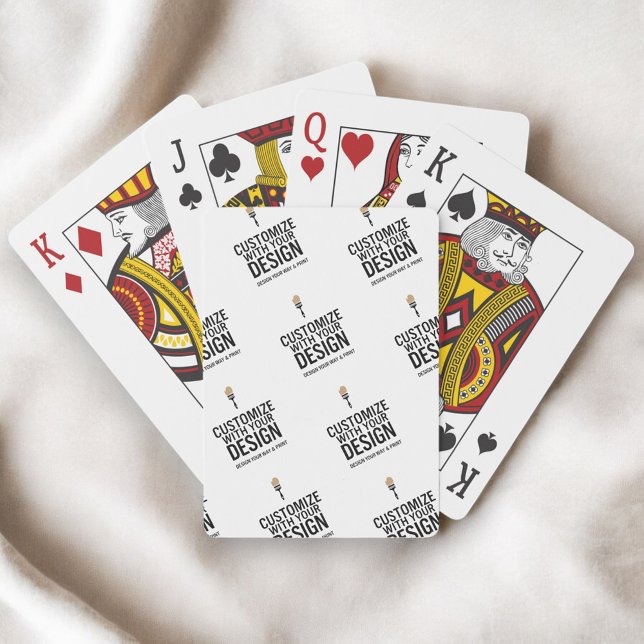 Personalisierte Firmenmarke Minimalistisch Benutze Spielkarten (Von Creator hochgeladen)