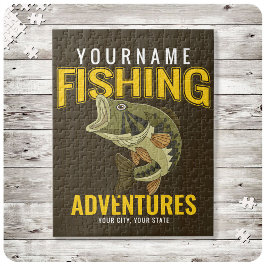 Personalisierte Fischabenteuer Bassfisch Angeln