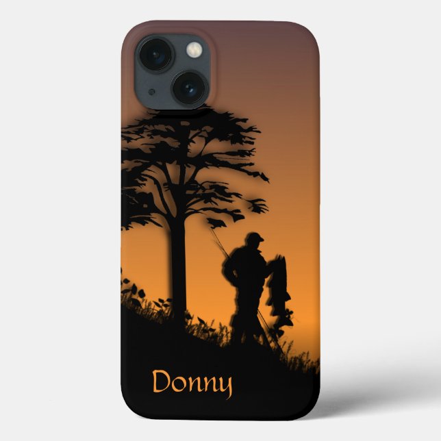 Personalisierte Fischerei Case-Mate iPhone Hülle (Rückseite)