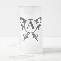 Personalisierte Fischerei Mattierte Tasse