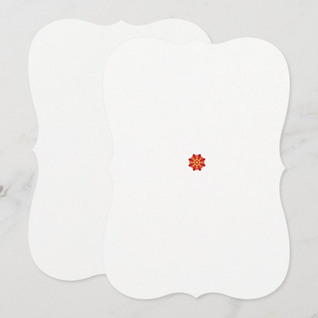 Personalisierte flache Notecards | Platzkarten (Vorne/Hinten)