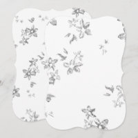 Personalisierte Flachnotecards ・ Embossed Cards