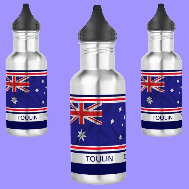 Personalisierte Flagge Australiens Edelstahlflasche (Von Creator hochgeladen)