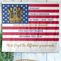 Personalisierte Flagge der US-Armee