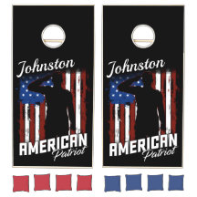 Personalisierte Flagge des amerikanischen Patriot 