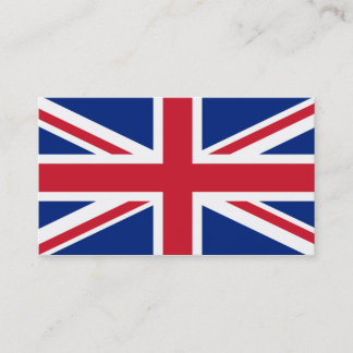 Personalisierte Flagge des Vereinigten Königreichs Visitenkarte