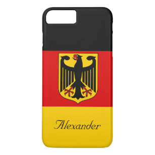 Personalisierte Flagge Deutschlands mit Wappen Case-Mate iPhone Hülle