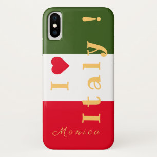 Personalisierte Flagge Italiens Case-Mate iPhone Hülle