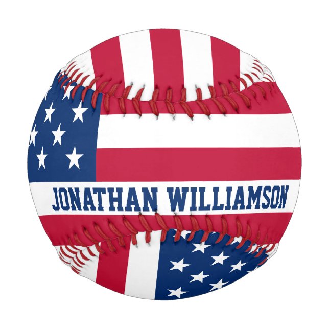 Personalisierte Flaggen-US Flagge der USA Baseball (Vorderseite)